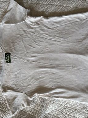 Daily Drills White Short Sleeve Ribbed Tee